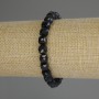 Tourmaline Bracelet, Faceted Cube, Diameter 7x7mm+/-, Length 18cm (Stretch)
