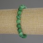 Chrysoprase Faceted Bead Bracelet, diameter 8mm+/-, length 18cm (stretch)