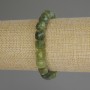 Jadeite Faceted Cube Bracelet, diameter 8.5x8.5mm+/-, length 18cm (stretch)