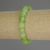 Chrysolite Peridot Faceted Cube Bracelet, diameter 8x8mm+/-, length 18cm (stretch)