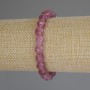 Tourmaline Bracelet, faceted round bead, diameter 8mm+/-, length 18cm (stretch)