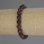 Tourmaline Bracelet, faceted round bead, diameter 8mm+/-, length 18cm (stretch)