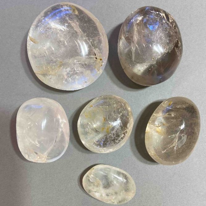Clearance (per 100g) Rock Crystal Souvenir Stone, Assorted Sizes, Price per 100g (Cracks, Chips, Wear)