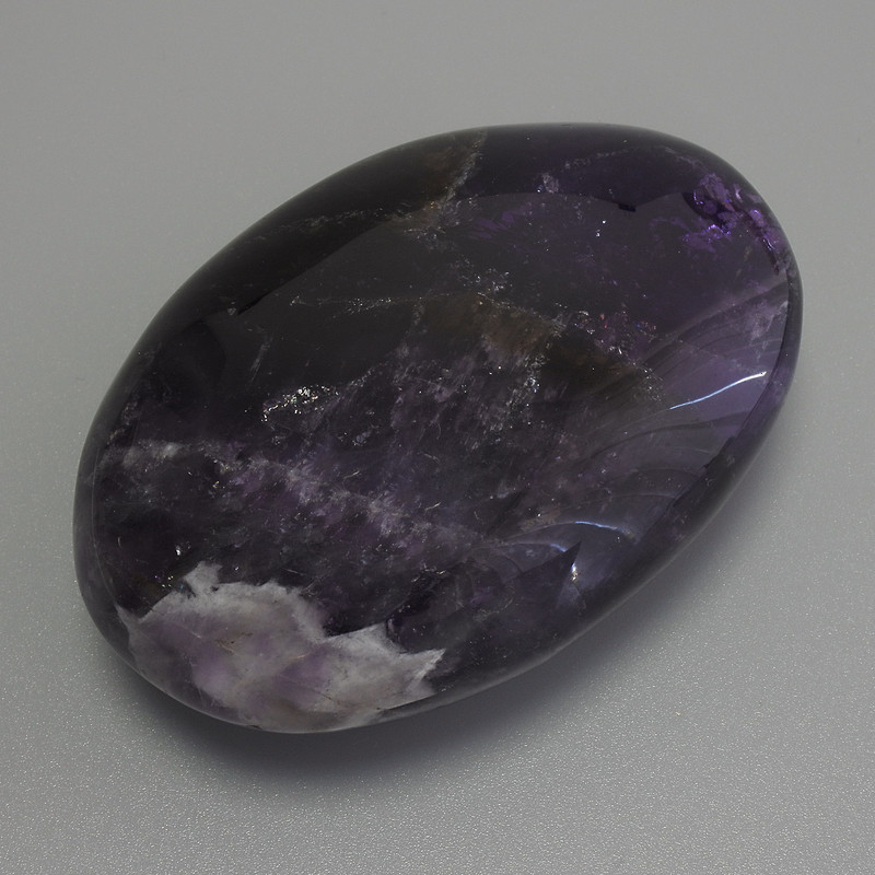 Natural Amethyst Stone Souvenir, Oval 60x40x20mm+