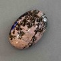 Natural Rhodonite Stone Souvenir, Oval 60x40x20mm+