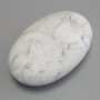Cacholong Natural Stone Souvenir, oval 60x40x20mm+