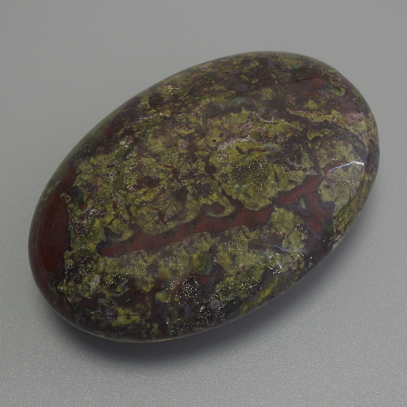 Dragon Blood Jasper Natural Stone Souvenir Oval, 60x40x20mm+