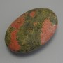 Heliotrope Natural Stone Souvenir Oval, 60x40x20mm+