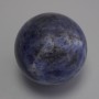 Natural Stone Sodalite Souvenir Sphere, Diameter 30mm+