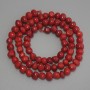 Coral Tumbled Beads, diameter 6x5mm+/-, length 41cm+/- on a strand