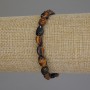 Tiger's Eye Bracelet, Tumbled Beads, Diameter 6-10x6mm+/-, Length 18cm+/- Stretch