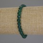 Chrysoprase Bracelet, Faceted Coin Beads, Diameter 6.5mm+/-, Length 18cm (Stretch)