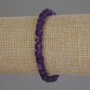 Sugilite Bracelet, faceted cube, diameter 5x5mm+-, length 18cm+- stretch