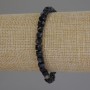 Agate Bracelet, Faceted Cube Beads, Diameter 5x5mm+/-, Length 18cm+/- Stretch