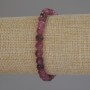 Tourmaline Bracelet, faceted bead, diameter 6mm+-, length 18cm (stretch)