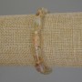 Bracelet Citrine rough cut, diameter 10-13×8mm +-, length 18cm +-/stretch