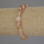 Citrine Tumbled Bracelet, diameter 9-11x8mm+/-, length 18cm+/- stretch