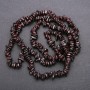 Garnet Chip Beads, diameter 5-9x3-3.5mm+-, length 80cm+- on a thread