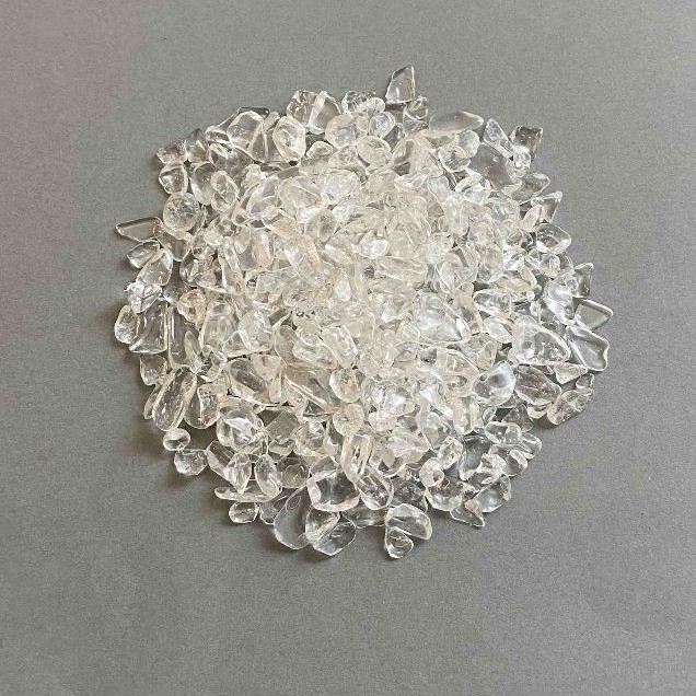 Natural Stone Rock Crystal Chips without Hole 3-8.5x4-7mm+- (per 100g+-)