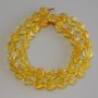 Citrine Beads, Faceted Beads, 9.5×8.5mm, 37 cm on Thread