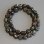Beads Dragon Blood Jasper Tumbled, Diameter 10-11x9mm+-, Length 39cm+