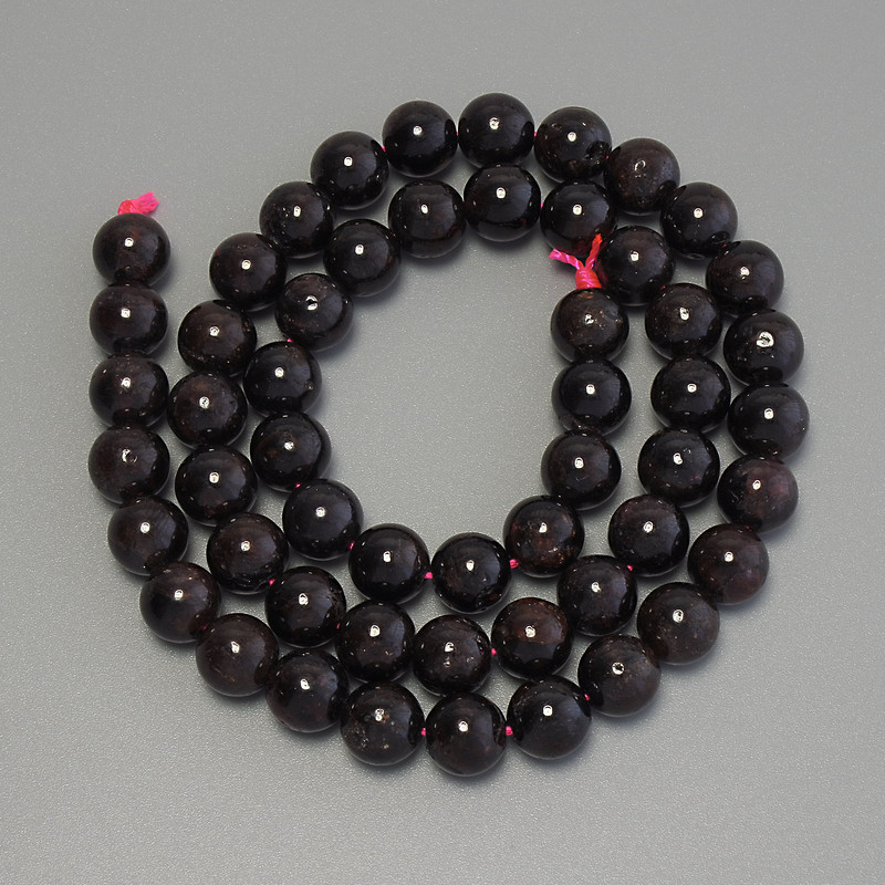 Garnet Beads, Smooth Round, Diameter 7.5mm+-, Length 40cm+
