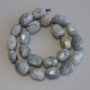 Labradorite Beads, Faceted Nugget, Diameter 16-19x12-15mm+- on a Thread, Length 40cm+