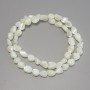 Mother-of-Pearl Beads, Nugget Shape, Diameter 9x7mm+/-, Length 40cm+/- on Fishing Line