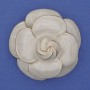 Flower Brooch Enamel Gold-Tone Metal 45mm+