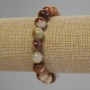 Onyx Bracelet, Smooth Round Beads, Diameter 10mm+-, Length 18cm+- (Stretch)