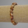 Onyx Bracelet, Pressed Smooth Round Beads, Diameter 8.5mm+-, Length 18cm+- (Stretch)