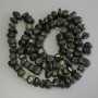 Serpentine Beads, Pressed Tumbled Chips 10-15x5-10mm+-, Length 74cm+- on Thread