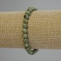 Serpentine Bracelet pressed smooth bead, diameter 6mm+-, length 18cm+- (stretch)