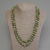 Long Necklace, Serpentine smooth beads 8mm+/-, length 120cm+