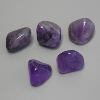 Amethyst Natural Stone Souvenir, Assorted Sizes 22-37x20-22mm+/-, Price per 100g, Pack 100g (per 100g+/-)