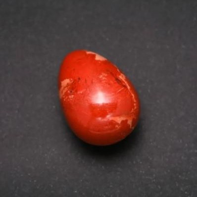 Red Jasper Natural Stone Egg Souvenir, diameter 40x30mm +/-