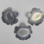 Souvenir Turtle Natural Stone Smoky Agate 59-70x60-79x13-17mm+- (assorted size)