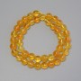 Citrine Beads Smooth Round, Diameter 8.5mm+/- on a Thread, Length 37cm+
