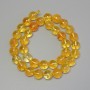 Citrine Beads, Smooth Round, 10mm+/- Diameter, on Strand, 37cm+ Length
