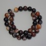 Agate Beads Smooth Round, Diameter 12mm+/- on Thread, Length 39cm+