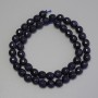 Aventurine 'Night of Cairo' Beads, Faceted Ball, Diameter 7mm+- on Thread, Length 37cm+