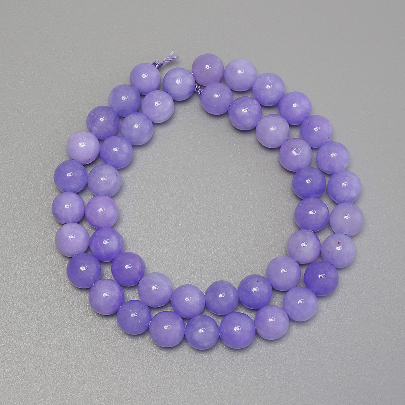 Aquamarine Beads Smooth Round, Diameter 8.5mm+/- on Thread, Length 37cm+