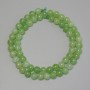 Chrysolite Peridot Beads Smooth Round, Diameter 6mm+- on a String, Length 37cm+