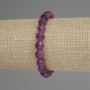 Tourmaline Bracelet, Faceted Ball, Diameter 8mm+-, Length 18cm+- Stretch