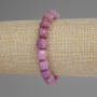 Phosphosiderite Bracelet, Faceted Cube, Diameter 9mm+-, Length 18cm+- Stretch