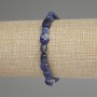 Sodalite Bead Bracelet, faceted, diameter 7-11×7-8mm, length 18cm, stretch