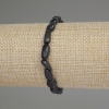 Shungite Tumbled Bracelet, Diameter 8-12x7mm+/-, Length 18cm+/- Stretch