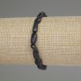 Shungite Tumbled Bracelet, Diameter 8-12x7mm+/-, Length 18cm+/- Stretch