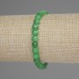 Chrysoprase Bracelet Faceted Coin, diameter 6mm+-, length 18cm+- stretch