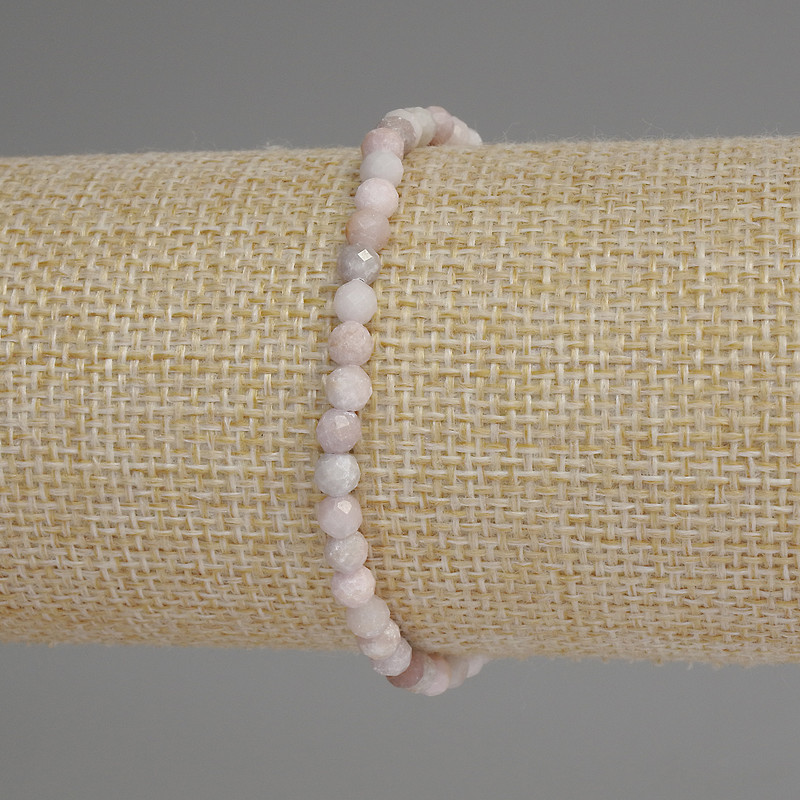Opal Faceted Bead Bracelet, diameter 4mm+/-, length 18cm+/- stretch